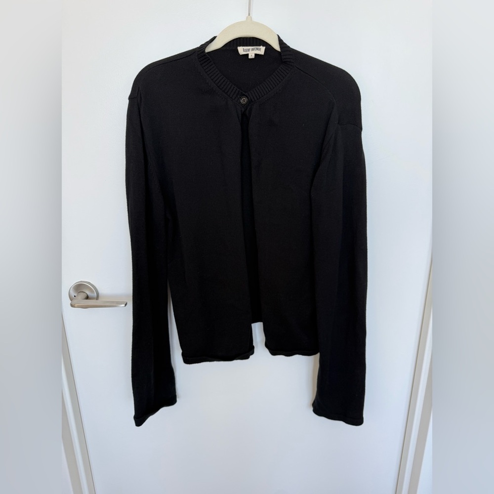 Djerf Avenue Button Up Cardigan - Size S - Black